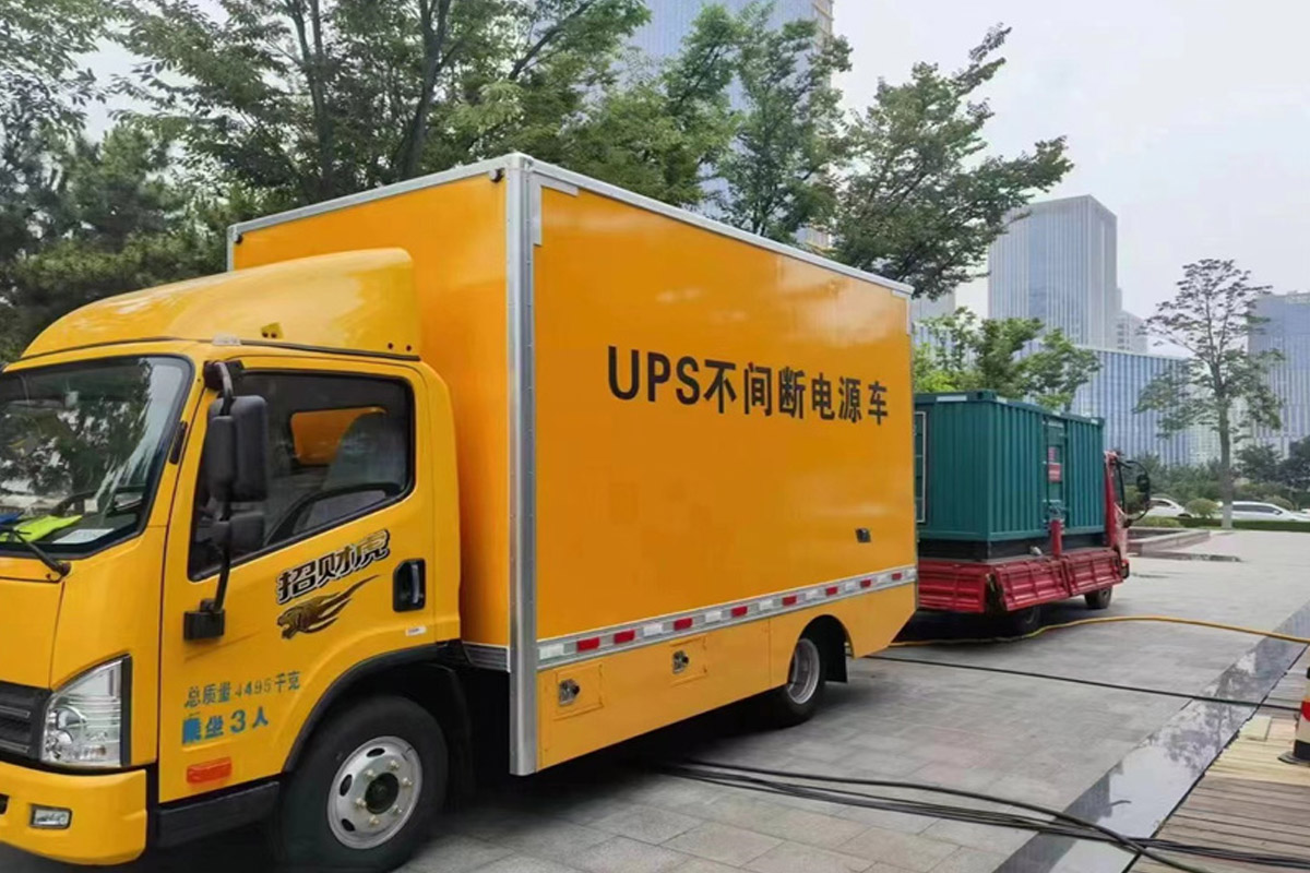 洱源发电机租赁施工现场