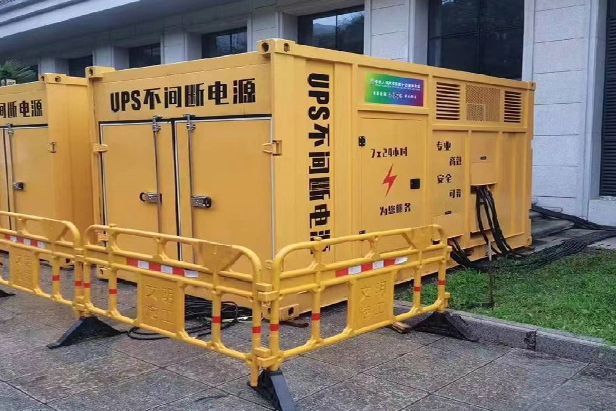 洱源发电机租赁施工现场
